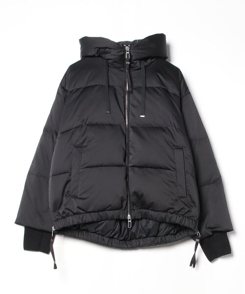   黒 ダウンジャケット CRAFTED BY DESCENTE.LAB[オルタネイトリーウェーブ ダウンフード