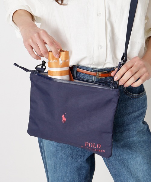 Polo Ralph Lauren キャンバスショルダーバッグ サコッシュ