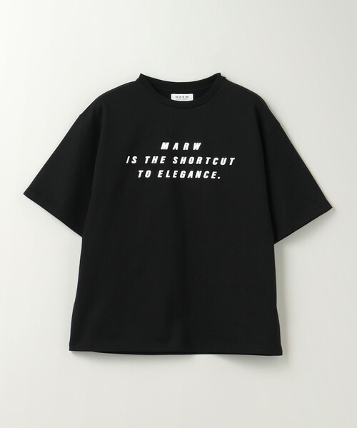 MARW UNITED ARROWS tシャツ 「MARW ARROWS」プリント Tシャツ