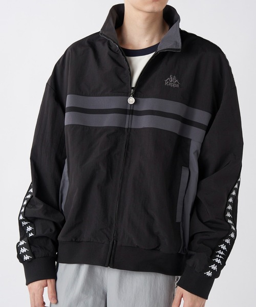 ジップアップジャケット ブラック　Ｌサイズ　kappa 30%OFF】Kappa カッパ ゴルフウェア ジャケット メンズ 長袖 中綿 軽量