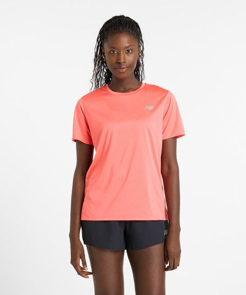 売れ筋商品|||ニューバランス Tシャツ レディース トップス ESSENTIALS - Sports T-shirt - orange New Balance tシャツ Sport Essentials ショートスリーブTシャツ