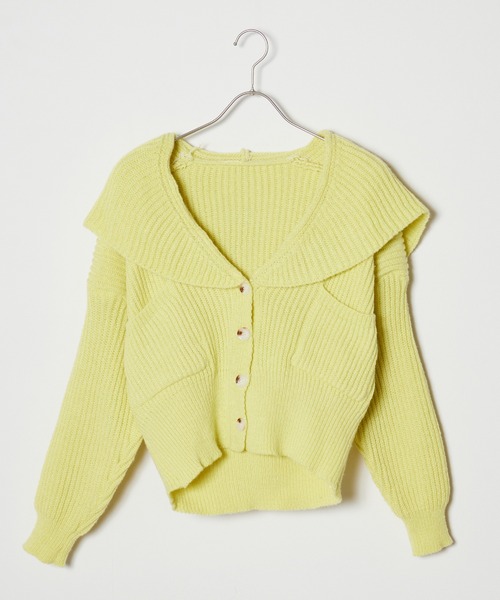 「ROOPTOKYO」 ニットカーディガン FREE ホワイト レディース_画像9