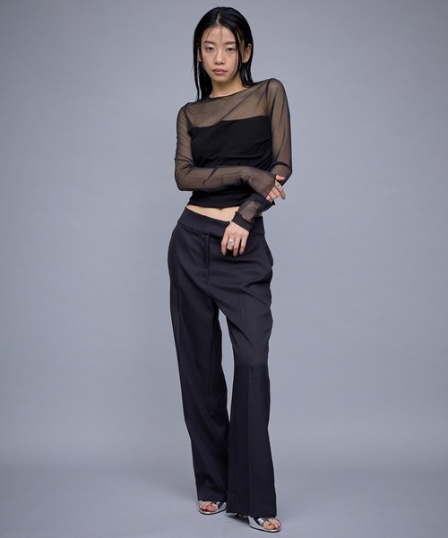 THINGS THAT MATTER SHEER ＆ DRAPE RIB TOPS レディース SHEER & DRAPE RIB TOPS | OCCASION STYLE | STORE | THINGS