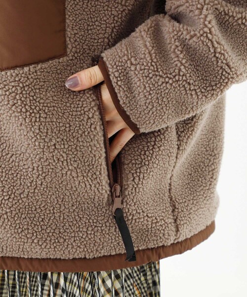 「MILKFED.」 ジップアップブルゾン MEDIUM ホワイト レディース_画像2