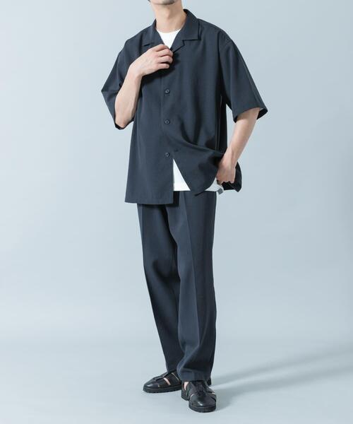 URBAN RESEARCH ROSSO MEN シャツ 半袖 「WEB限定」「セットアップ対応