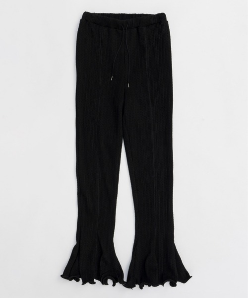 MAISON SPECIAL（メゾンスペシャル） パンツ Ruffle Hem Flare Pants