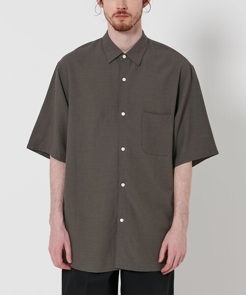 【オシャレ◎】Steven Alan ナイロンフルジップシャツ Steven Alan（スティーブンアラン）の「＜Steven Alan＞ 70/GIZA
