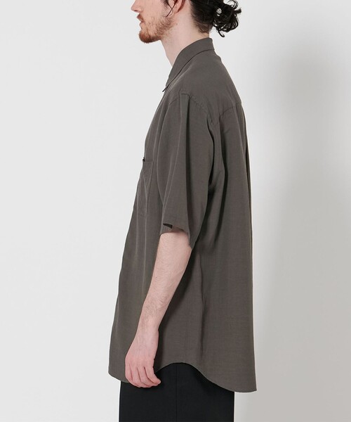 Steven Alan ハイツイスト ショートスリーブ ポロシャツ LOOSE Steven Alan＞ ハイツイスト ショートスリーブ ポロシャツ LOOSE