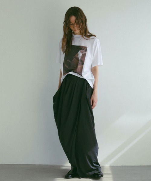 直営オンライン購入etretokyo. ドレープコクーンスカート.BLACK.M 直営オンライン購入etretokyo. ドレープコクーンスカート.BLACK.M ETRE