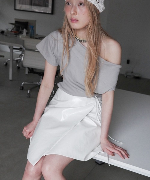 スカート MILLO WOMEN Slash Wrap Mini Skirt スカート MILLO WOMEN Slash Wrap Mini Skirt Amazon.com: Mini