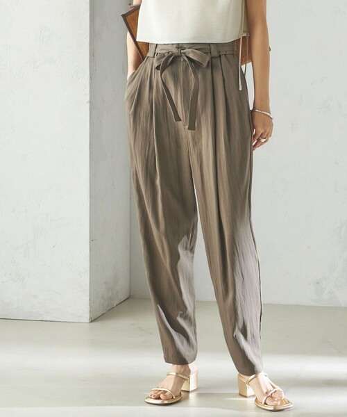 SHIPS（シップス） パンツ 小泉里子コラボ:「手洗い可能」ツイル