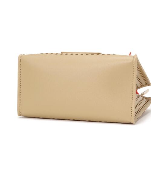 PEARLY GATES - 新品 PEARLY GATES 【定番】カートバッグ (UNISEX) ベージュ PEARLY GATES ゴルフ 「PEARLY GATES」合皮メッシュカートバッグ