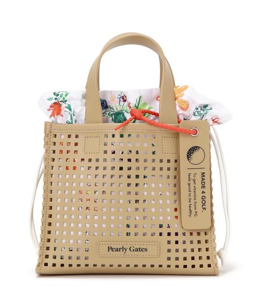 ★PEARLYGATES[パーリーゲイツ] 合皮メッシュカートバッグ★ PEARLY GATES ゴルフ 「PEARLY GATES」合皮メッシュカートバッグ