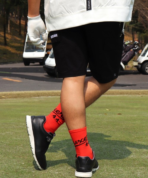 カーゴパンツ (RM)「LUXE/R GOLF」ストレッチ クロス サイド