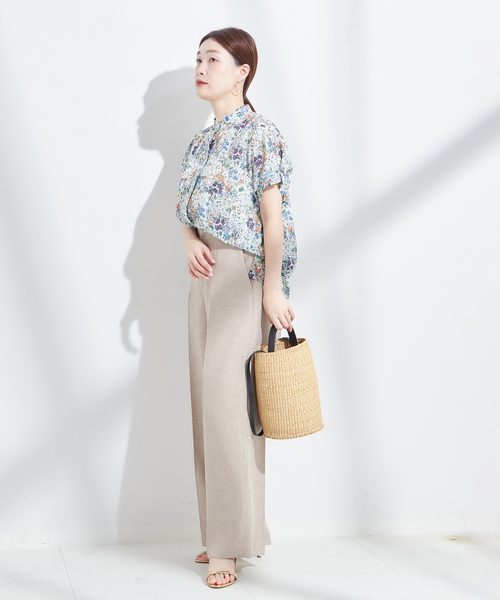 【新品】JOURNAL STANDARD L'ESSAGE　タックブラウス ジャーナルスタンダード レサージュ JOURNAL STANDARD L'ESSAGE