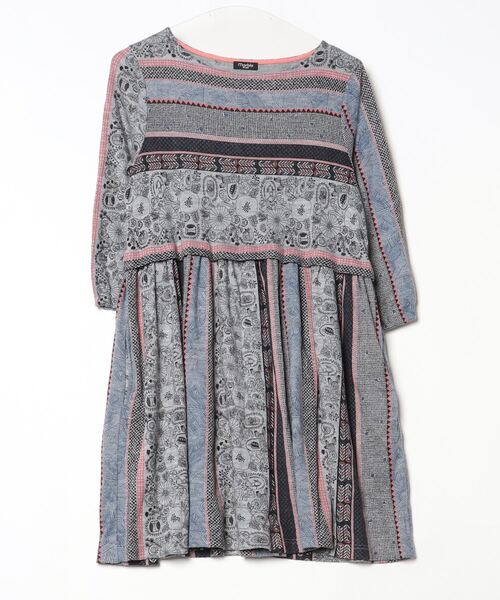 『24hr限定値下げ!』marble sud. ダークグレー 長袖ワンピース marble SUD（マーブルシュッド） 長袖ワンピース - グレー レディース