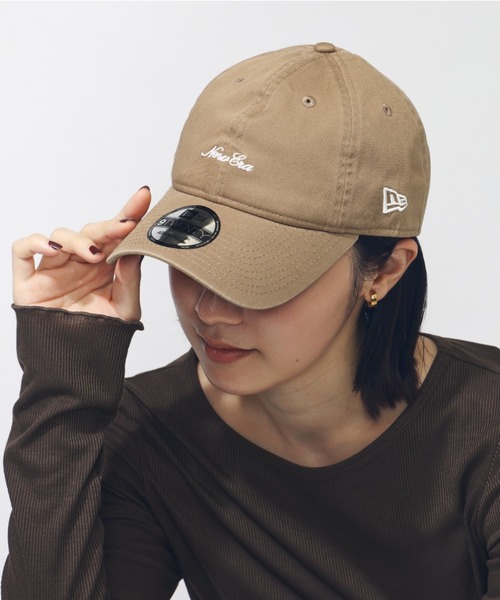 NEW ERA（ニューエラ） キャップ 帽子 920 WASHED MNLOGO KHA WHI 25J