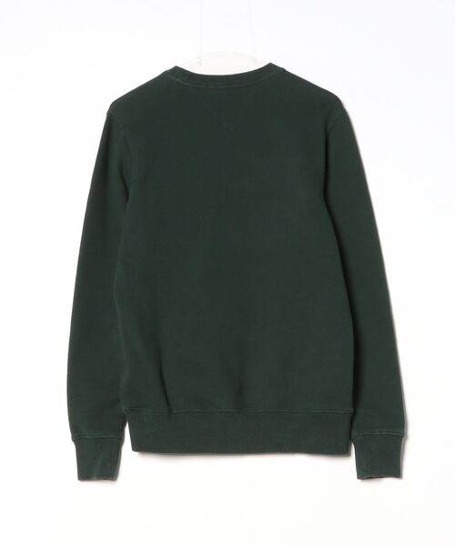 「TOMMY HILFIGER」 スウェットカットソー S グリーン メンズ