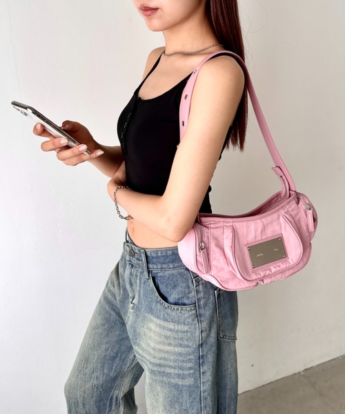 matin kim マーティンキム ショルダーバッグ ナイロン 新品 Matin Kim マーティンキム ショルダーバッグ ナイロン大