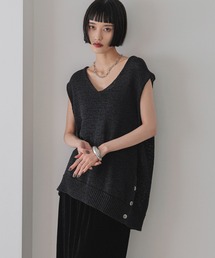 ベスト ジレ テープヤーンオーバーベスト　574808 レディース｜ZOZOTOWN Yahoo!店