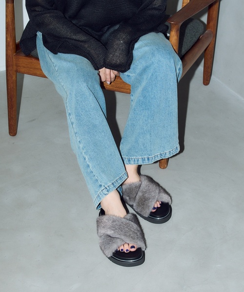 [＊みーちゃんさん専用＊]LE TALON GRISE Le Talon GRISE（ル タロン グリーズ） サンダル GRISEクロスファー