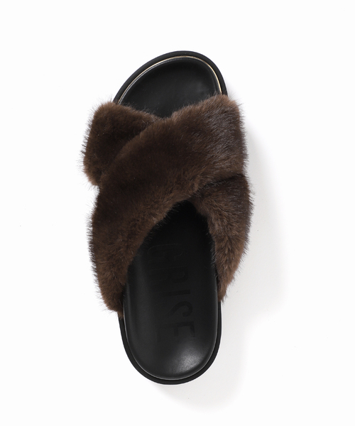 Le Talon GRISE（ル タロン グリーズ） サンダル GRISEクロスファー