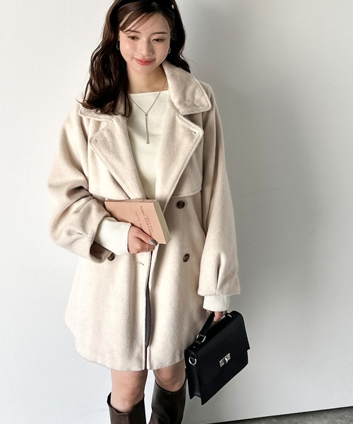 mily bilet ステンカラーコート コート レディース : ZOZOTOWN Yahoo