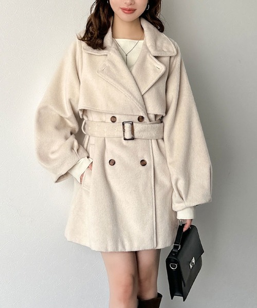 mily bilet ステンカラーコート コート レディース : ZOZOTOWN Yahoo