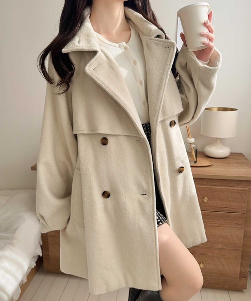 mily bilet ステンカラーコート コート レディース : ZOZOTOWN Yahoo