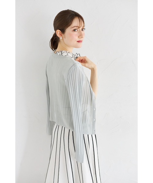 tricot COMME des GARCONS 透かし編みニット カーディガン セール】 透かし編み ニットカーディガン （カーディガン