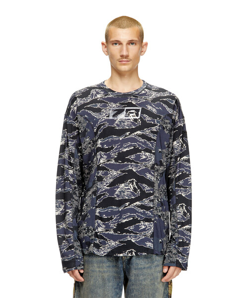 DIESEL（ディーゼル） tシャツ メンズ 長袖Tシャツ T-BOXT-LS-CURT