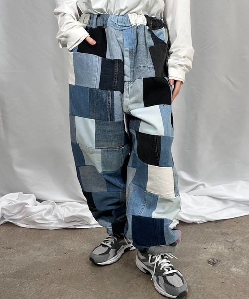 G.V.G.V.（ジーヴィージーヴィー） ジーンズ PATCHWORK DENIM PANTS