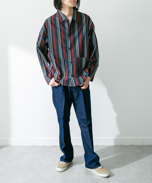 「Wrangler」 加工デニムパンツ LARGE ブラック系その他 メンズ