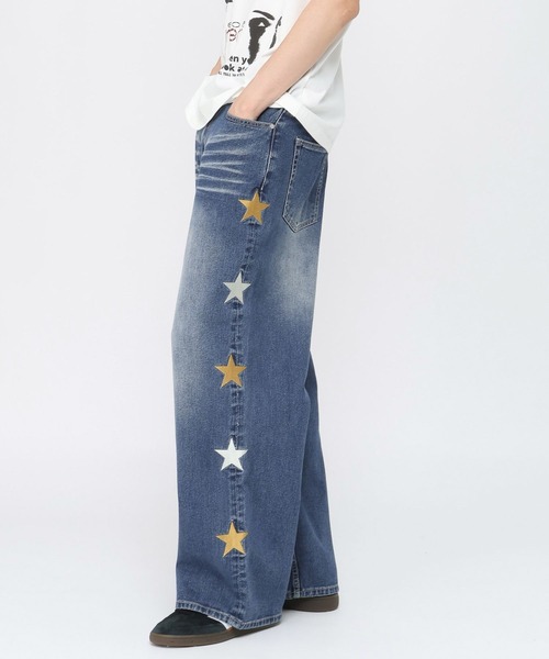 waikeiデニムパンツ WaiKei ジーンズ デニム デニムパンツ K-POPアイドル着用「UNISEX」Wai