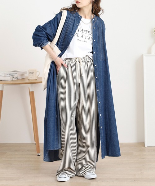 Noia ワンピース ピンタックデニムワンピース : ZOZOTOWN Yahoo!店