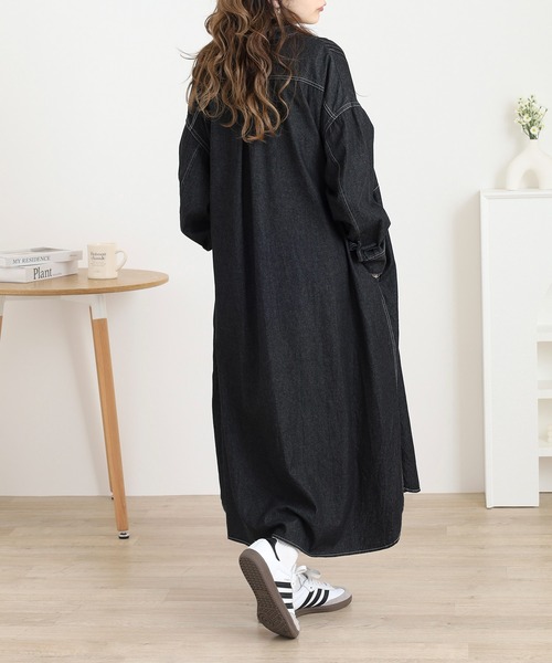 Noia ワンピース ピンタックデニムワンピース : ZOZOTOWN Yahoo!店