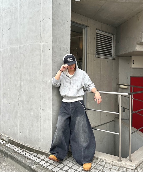 MandO（エムオー） ジーンズ アソートウォッシュドワイド切り替え