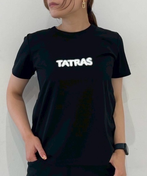 か*ず様 604153　TATRAS ANDEZ　Tシャツ　 02サイズ　黒 TATRAS（タトラス） tシャツ ANDEZ アンデス Tシャツ/ウィメンズ