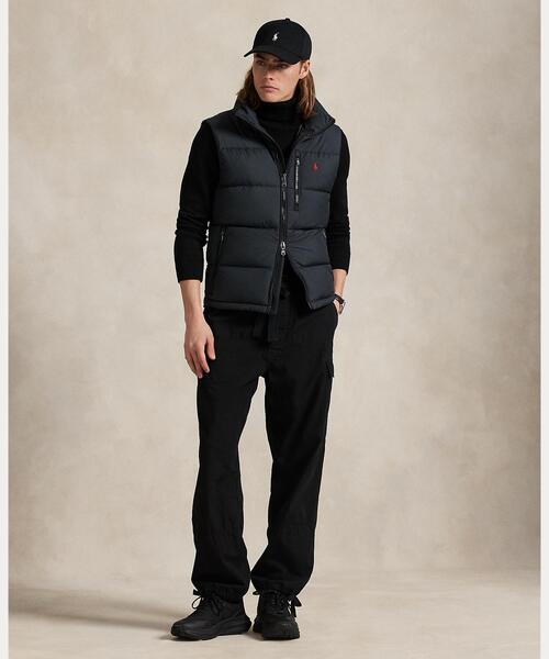 GORHAM POLOラルフローレン 新品 黒 ダウンベスト 正規 POLO RALPH LAUREN ダウンベスト ベスト Gorham ダウン メンズ