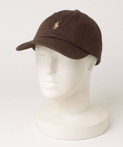 美品✨ラルフローレン 2025SS コットンチノボールキャップ ダークブラウン POLO RALPH LAUREN（ポロ・ラルフローレン） ラルフローレン キャップ