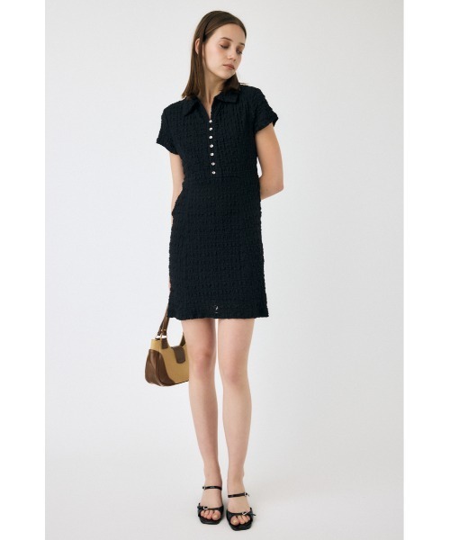 MOUSSY（マウジー） ワンピース 夏 半袖 MERMAID LACE ミニドレス
