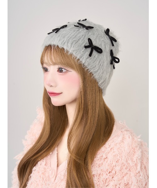 Darich（ダーリッチ） ニット帽 ニットキャップ リボンニットビーニー