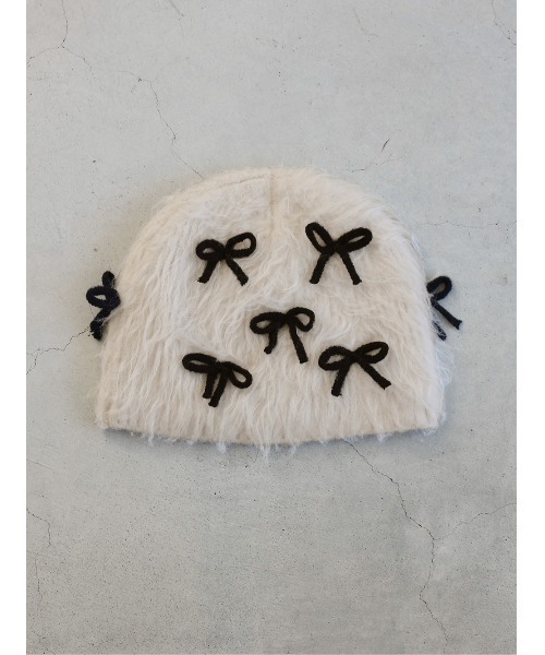 Darich（ダーリッチ） ニット帽 ニットキャップ リボンニットビーニー