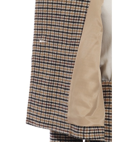 「Mila Owen」 ノーカラージャケット 1 ブラウン レディース_画像10