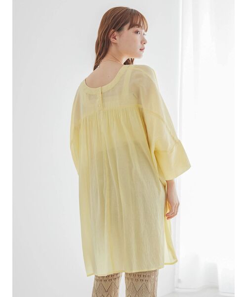 「AMERICAN HOLIC」 半袖ブラウス M ブラック レディース_画像5