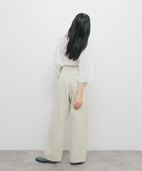 「KBF」 チノパンツ 36 アイボリー レディース