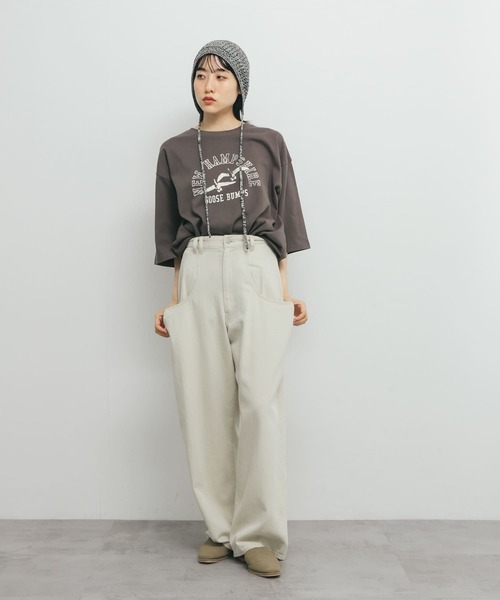 「KBF」 チノパンツ 36 アイボリー レディース