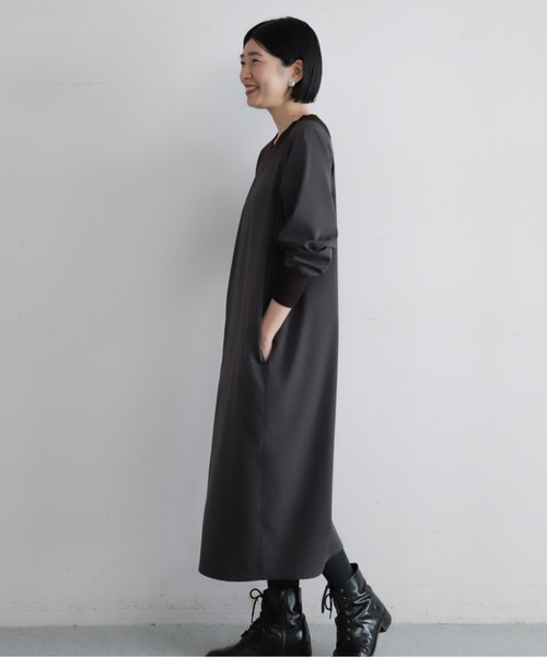 NOMBRE IMPAIR（ノンブルアンペール） ワンピース リブVネック