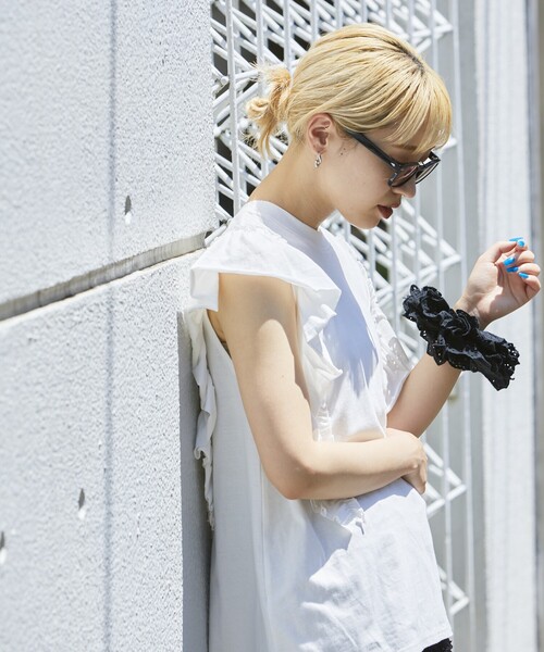 「Firsthand」 ノースリーブトップス FREE ブラック レディース_画像6