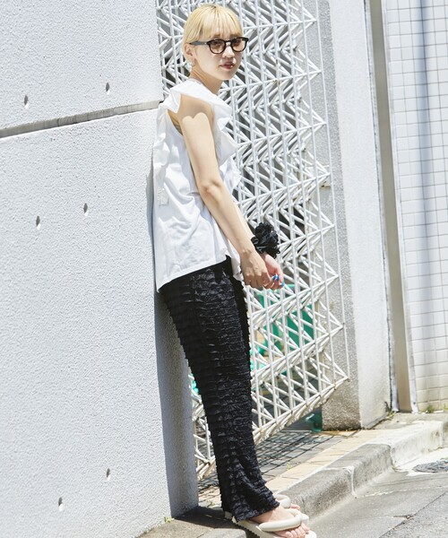 「Firsthand」 ノースリーブトップス FREE ブラック レディース_画像9